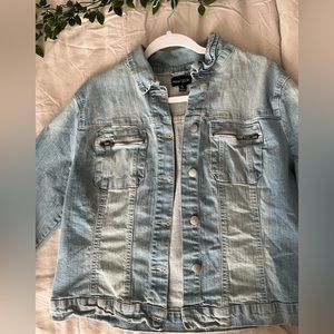 Light wash jean jacket